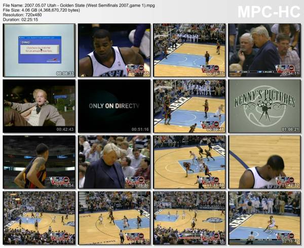 7.may 2007	Utah - Golden State (West Semifinals 2007,game 1)   116-112
