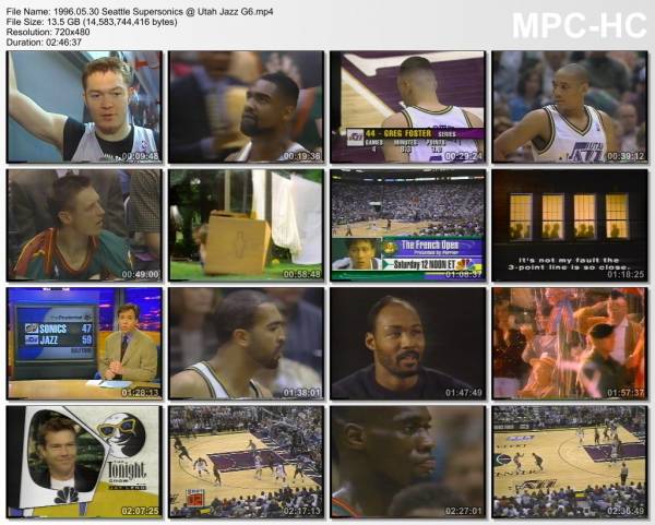 30.may 1996	Utah - Seattle (West Finals 1996,game 6)   118-83