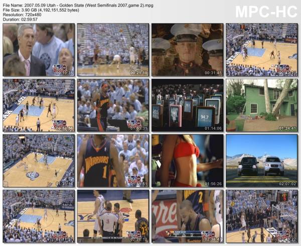9.may 2007	Utah - Golden State (West Semifinals 2007,game 2)   127-117 (OT)