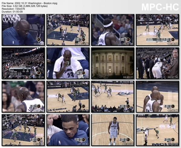 31.october 2002	Washington &ndash; Boston   114-69
