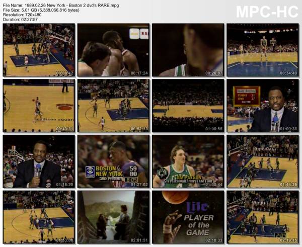 26.february 1989	New York - Boston   122-110