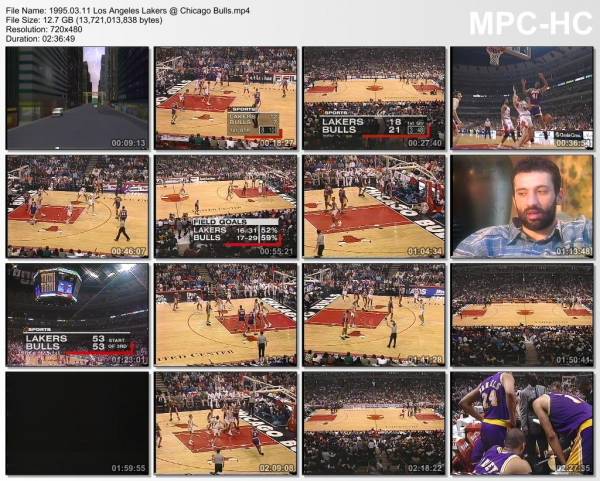 11.march 1995	Chicago - Lakers   105-108
