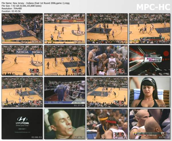 23.april 2006	New Jersey - Indiana (East 1st Round 2006,game 1)   88-90