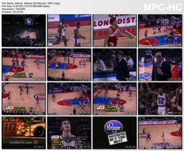 20.february 1991	Detroit - Atlanta   97-89