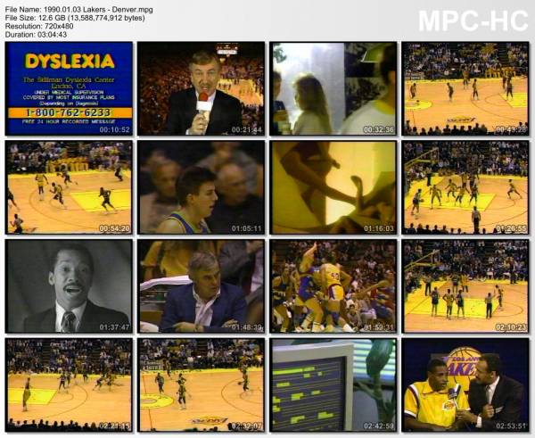 3.january 1990	Lakers - Denver   114-98