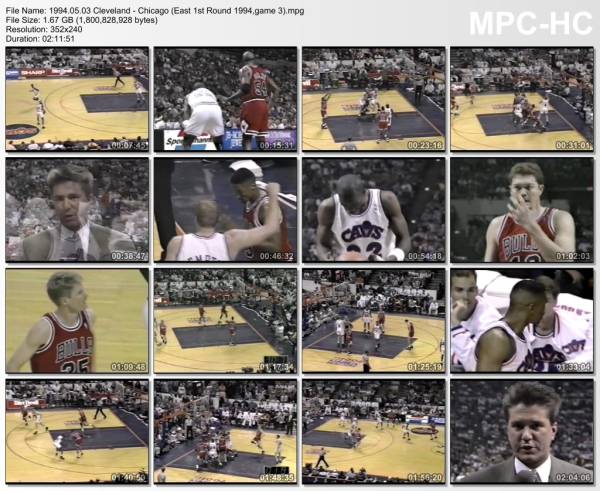 3.may 1994	Cleveland - Chicago (East 1st Round 1994,game 3)   92-95 (OT)