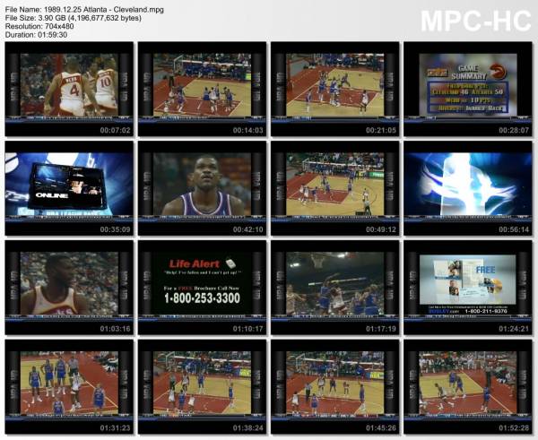 25.december 1989	Atlanta - Cleveland   115-104