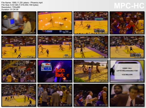 29.november 1995	Lakers - Phoenix   107-96
