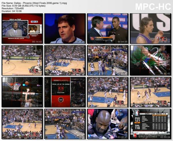 24.may 2006	Dallas - Phoenix (West Finals 2006,game 1)   118-121