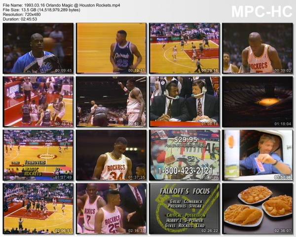 16.march 1993	Houston - Orlando   94-93