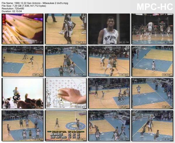 22.december 1990	San Antonio - Milwaukee   98-114