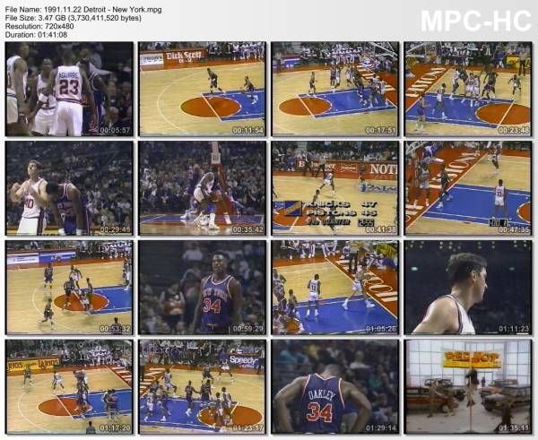 22.november 1991	Detroit - New York   90-99