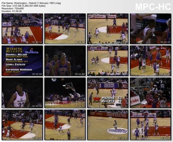 1.february 1991	Washington - Detroit   75-80