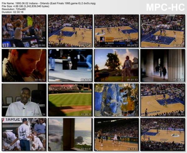 2.jun 1995	Indiana - Orlando (East Finals 1995,game 6)   123-96