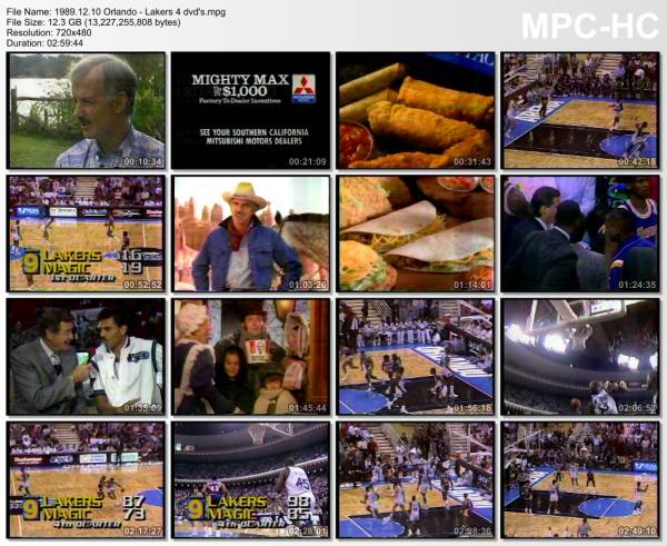 10.december 1989	Orlando - Lakers   108-103