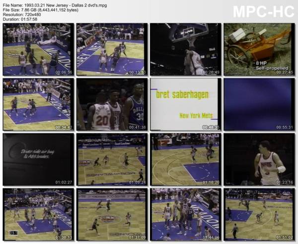 21.march 1993	New Jersey - Dallas   106-84