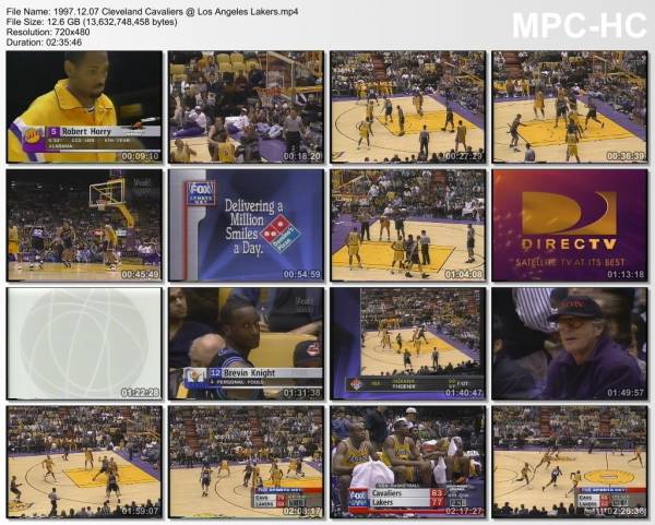 7.december 1997	Lakers - Cleveland   84-94