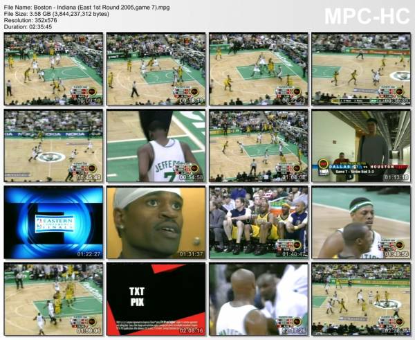 7.may 2005	Boston - Indiana (East 1st Round 2005,game 7)   70-97