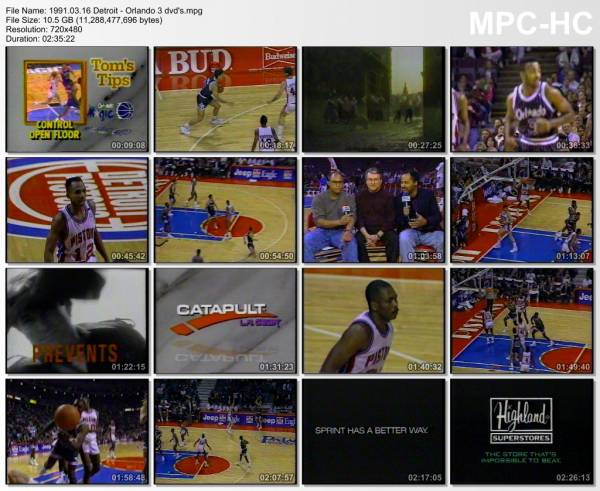 16.march 1991	Detroit - Orlando   106-99