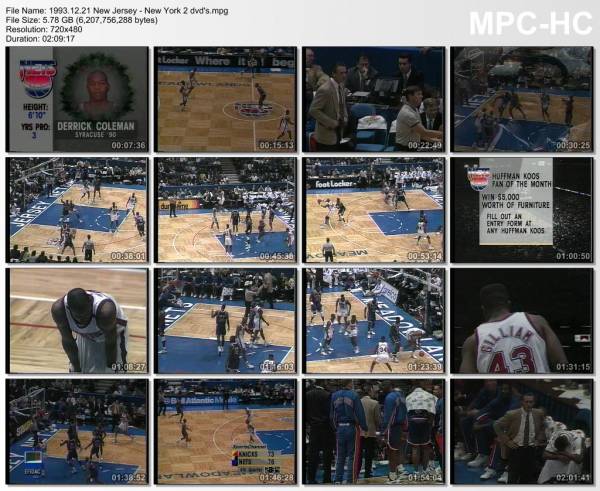 21.december 1993	New Jersey - New York   85-81