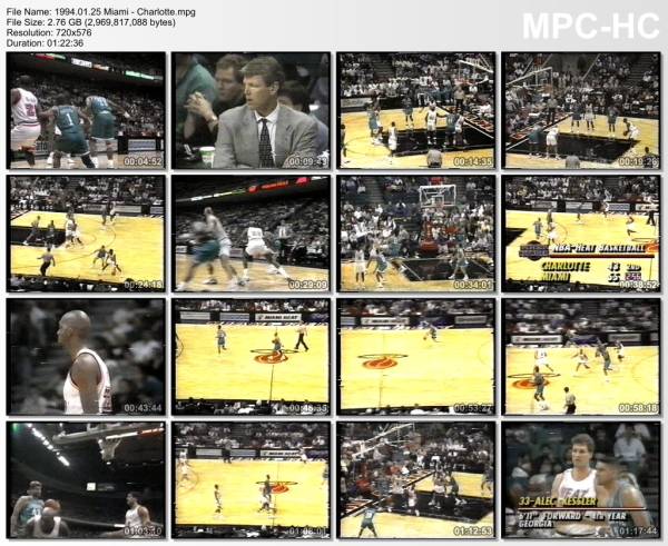 25.january 1994	Miami - Charlotte   119:98