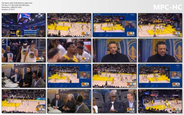 6.october 2026	Golden State - Lakers   124-98