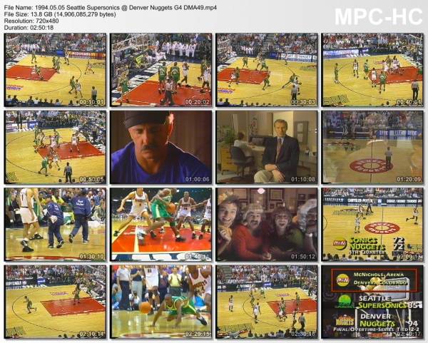 5.may 1994	Denver - Seattle (West 1st Round 1994,game 4)   94-85 (OT)