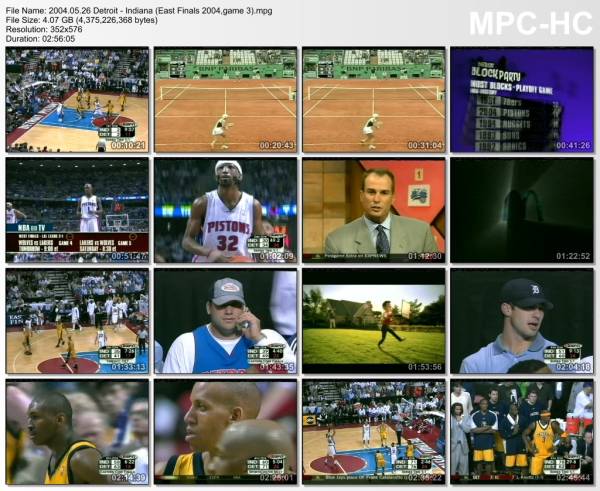 26.may 2004	Detroit - Indiana (East Finals 2004,game 3)   85-78