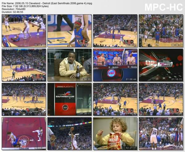 15.may 2006	Cleveland - Detroit (East Semifinals 2006,game 4)   74-72