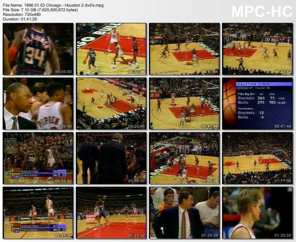 3.january 1996	Chicago - Houston   100-86