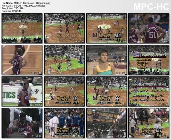5.january 1990	Boston - Clippers   105-114