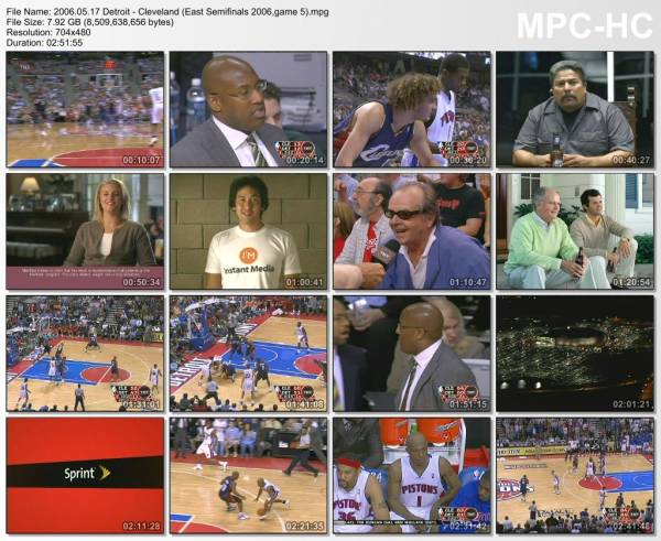 17.may 2006	Detroit - Cleveland (East Semifinals 2006,game 5)   84-86