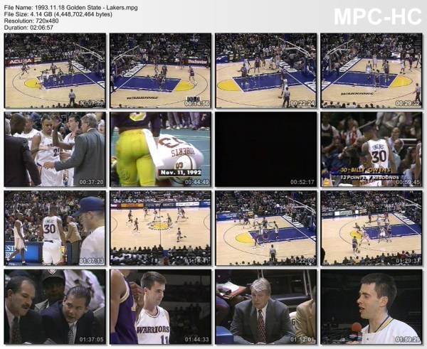 18.november 1993	Golden State - Lakers   103-76