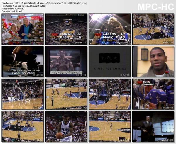 26.november 1991	Orlando - Lakers   87-98