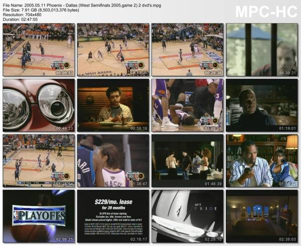 11.may 2005	Phoenix - Dallas (West Semifinals 2005,game 2)   106-108