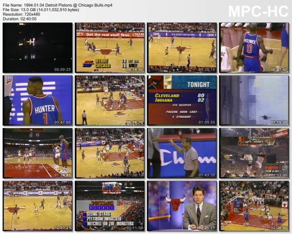 4.january 1994	Chicago - Detroit   97-91