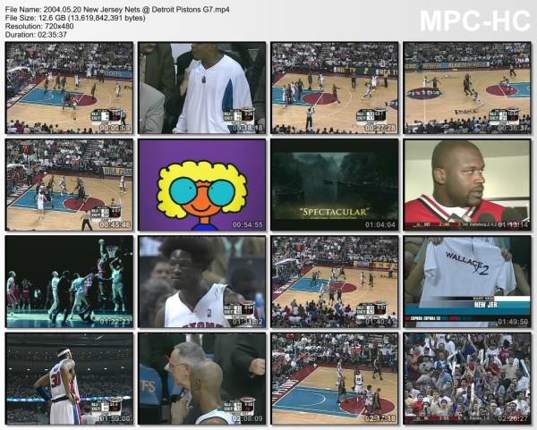 20.may 2004	Detroit - New Jersey (East Semifinals 2004,game 7)   90-69