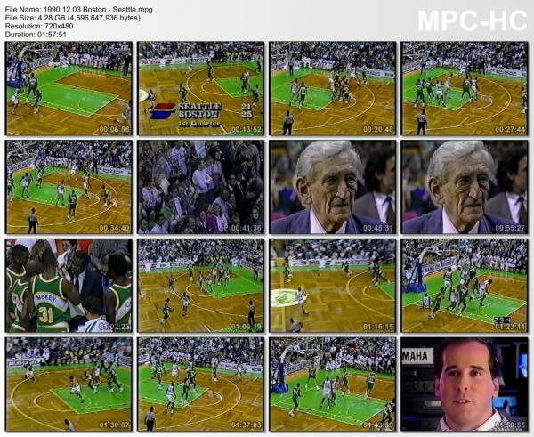 3.december 1990	Boston - Seattle   135-102