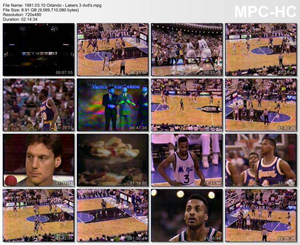10.march 1991	Orlando - Lakers   101-115