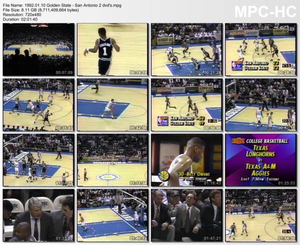 10.january 1992	Golden State - San Antonio   120-128