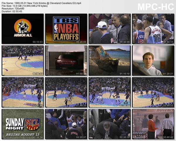 1.may 1995	Cleveland - New York (East 1st Round 1995,game 3)   81-83