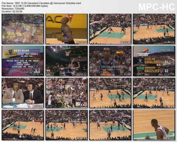 5.december 1997	Vancouver - Cleveland   98-107