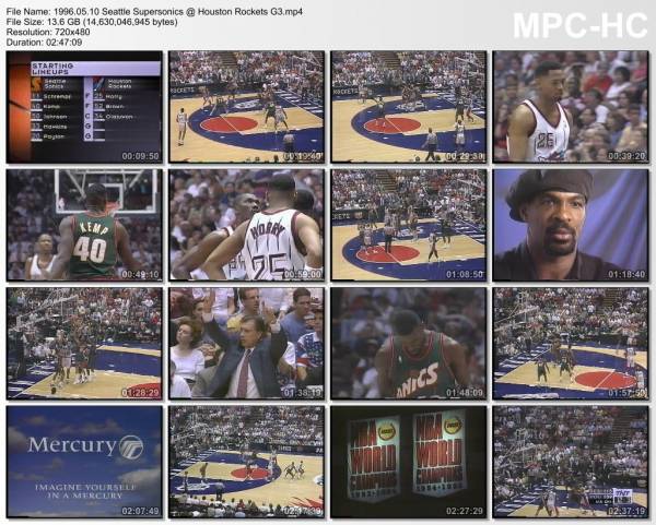 10.may 1996	Houston - Seattle (West Semifinals 1996,game 3)   112-115