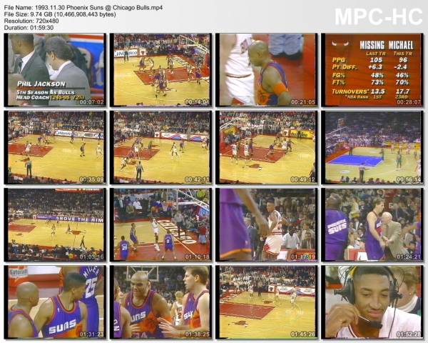 30.november 1993	Chicago - Phoenix   132-113