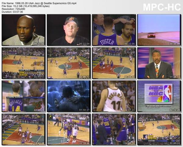 28.may 1996	Seattle - Utah (West Finals 1996,game 5)   95-98 (OT)