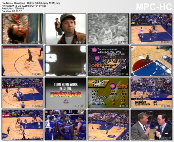 26.february 1991	Cleveland - Detroit   106-103