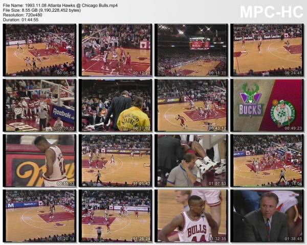8.november 1993	Chicago - Atlanta   106-80