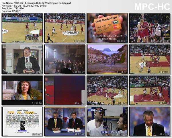 14.march 1995	Washington - Chicago   93-106
