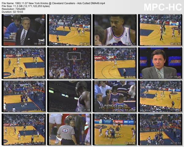 7.november 1993	Cleveland - New York   107-115 (OT)