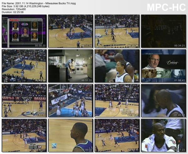 14.november 2001	Washington - Milwaukee   98-107